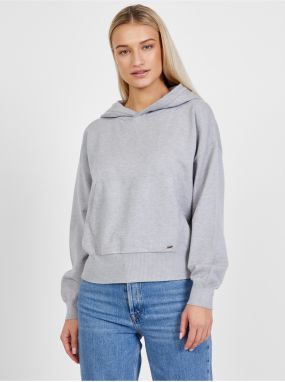 Light Grey Ladies Hoodie Pepe Jeans Amy - Women