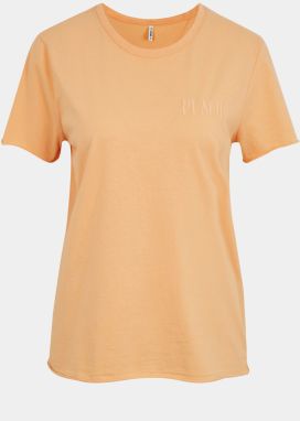 Orange T-shirt with ONLY Fruity - Women