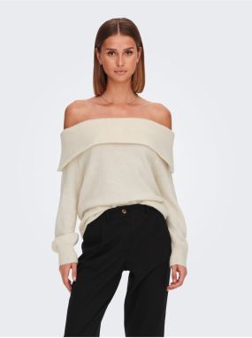 Cream Women's Sweater with Exposed Shoulders JDY Inge - Women