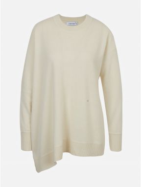 Calvin Klein Sweatshirt Cashmere Asymetric S - Women