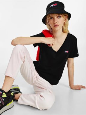 Dámske tričko Tommy Hilfiger Black