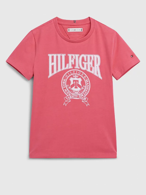 Pink Girls' T-Shirt Tommy Hilfiger - Girls