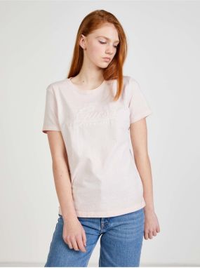 Light pink women's T-shirt Guess - Women