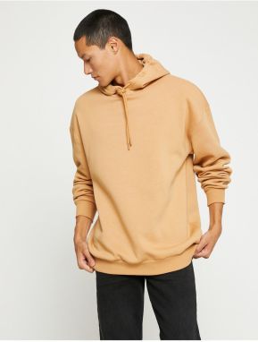 Koton Hooded Oversized Sweatshirt Long Sleeve Shards