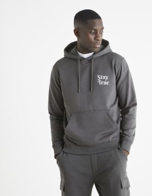 Celio Sweatshirt with print and hood - Men