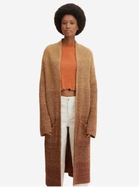 Brown Women's Long Cardigan Tom Tailor - Women