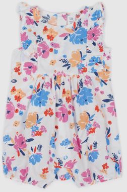 GAP Baby cotton overall floral - Girls