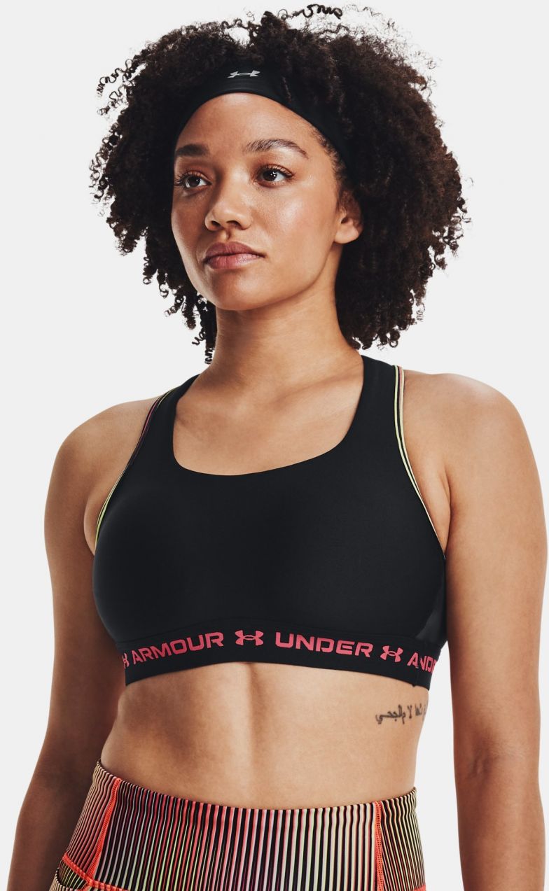 Under Armour Bra UA Crossback Mid Q3 80s-BLK - Women