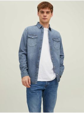 Rifľová košeľa Jack & Jones Heridan