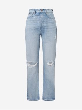 Light blue women straight fit jeans Pepe Jeans Celyn - Women