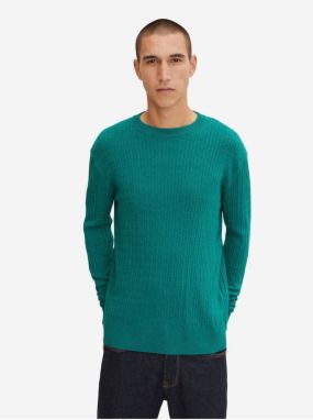 Green Men's Basic Sweater with Yak Wool Tom Tailor - Men