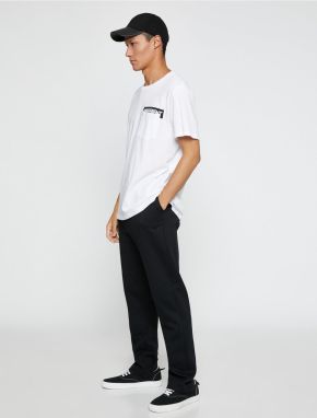 Koton Basic Sweatpants with Lace-Up Waist, Pocket Detailed.