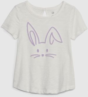 GAP Kids T-shirt organic hare - Girls
