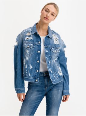 Blue Women's Denim Oversize Jacket Replay - Women