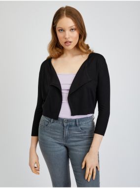 Orsay Black Ladies Cropped Cardigan - Women