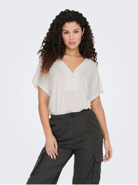 Cream Women's Blouse Only - Women