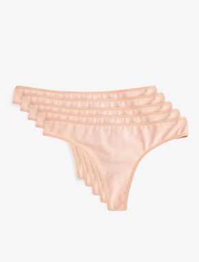 Koton Basic String Panties Cotton 5-Pack
