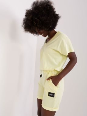 Light yellow cotton overall