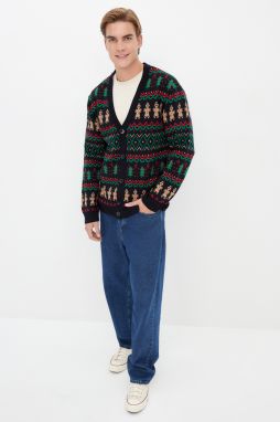 Trendyol Multi Color Regular Fit Christmas Knitwear Sweater