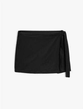 Koton Mini Shorts Skirt Tie Detail