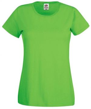 Green Women's T-shirt Lady fit Original Fruit of the Loom