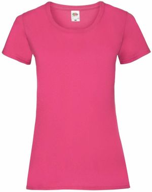 Pink Valueweight Fruit of the Loom T-shirt