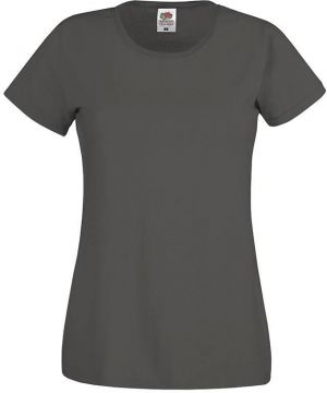 Graphite Women's T-shirt Lady fit Original Fruit of the Loom