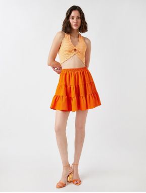 Koton Tiered Mini Skirt