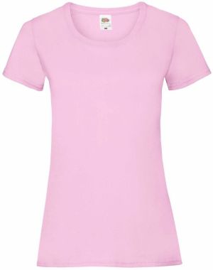 Pink Valueweight Fruit of the Loom T-shirt