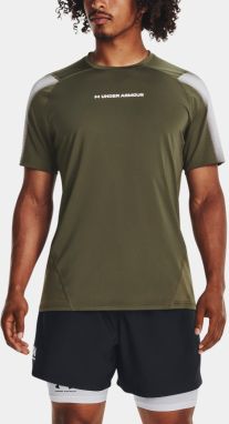 Under Armour T-Shirt UA HG Armour Nov Fitted SS-GRN - Mens