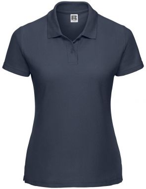 Navy Blue Polycotton Polo Russell Women's T-Shirt