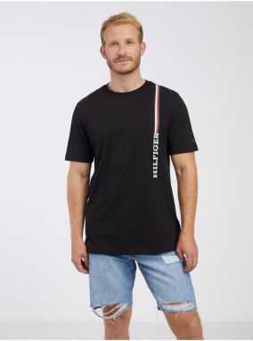 Black Mens T-Shirt Tommy Hilfiger - Men