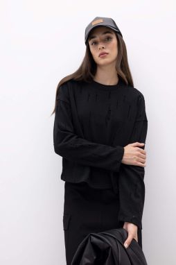 DEFACTO Regular Fit Crew Neck Long Sleeve Tunic