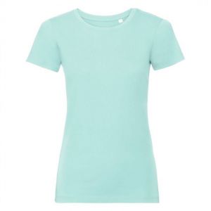 Light blue women's t-shirt Pure Organic Russell