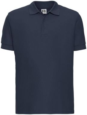 Men's navy blue cotton polo shirt Ultimate Russell