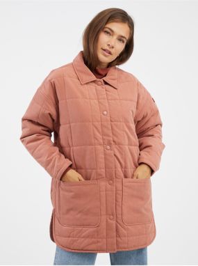 Women's Old Pink Quilted Jacket Roxy Next Up - Women