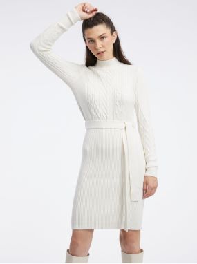 Orsay Cream Women's Sweater Dress - Ladies