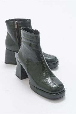 LuviShoes Fore Green Print Women's Boots