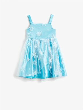 Koton Licensed Disney Princess Themed Satin Dress