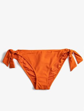 Koton Bikini Bottoms normálny pás kravata detail na bokoch.