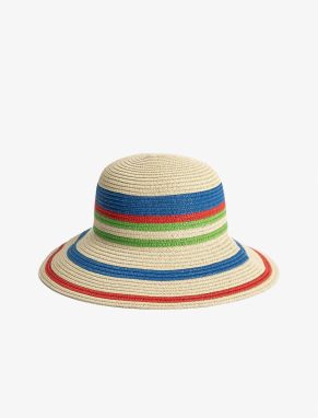 Koton Bucket Straw Hat Multicolor Textured