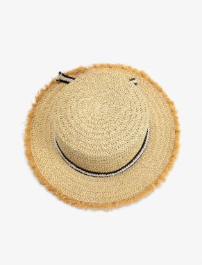 Koton Straw Hat with Pompom Detail