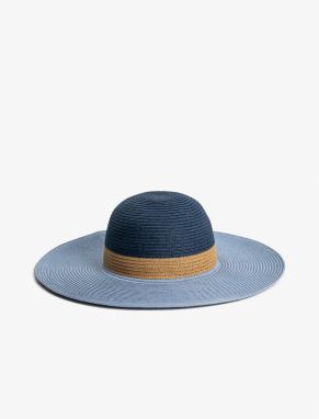 Koton Fedora Straw Hat Color Block