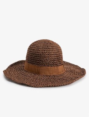 Koton Straw Hat Sombrero with Ribbon Detail