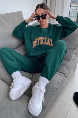 Madmext Mad Girls Green Tracksuit Set Mg944