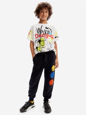 Black boys' sweatpants Desigual Benito - Boys