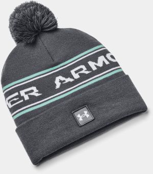 Under Armour Beanie UA Men's Halftime Pom Beanie-GRY - Mens