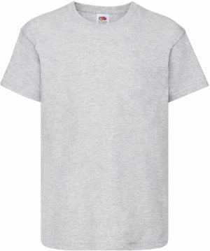 Grey T-shirt for Children Original Fruit of the Loom