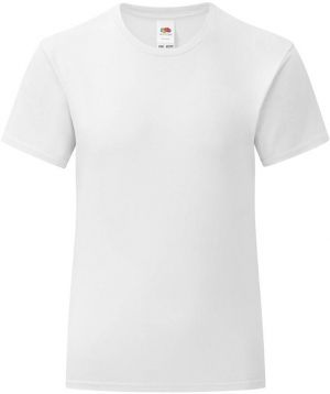 Iconic Fruit of the Loom Girls' White T-Shirt