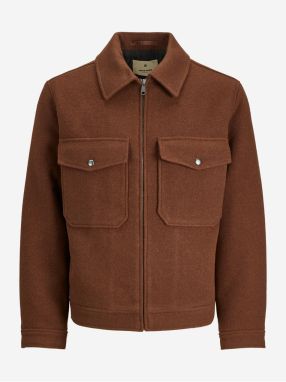 Jack & Jones Baxter Wool Brown Jacket - Men